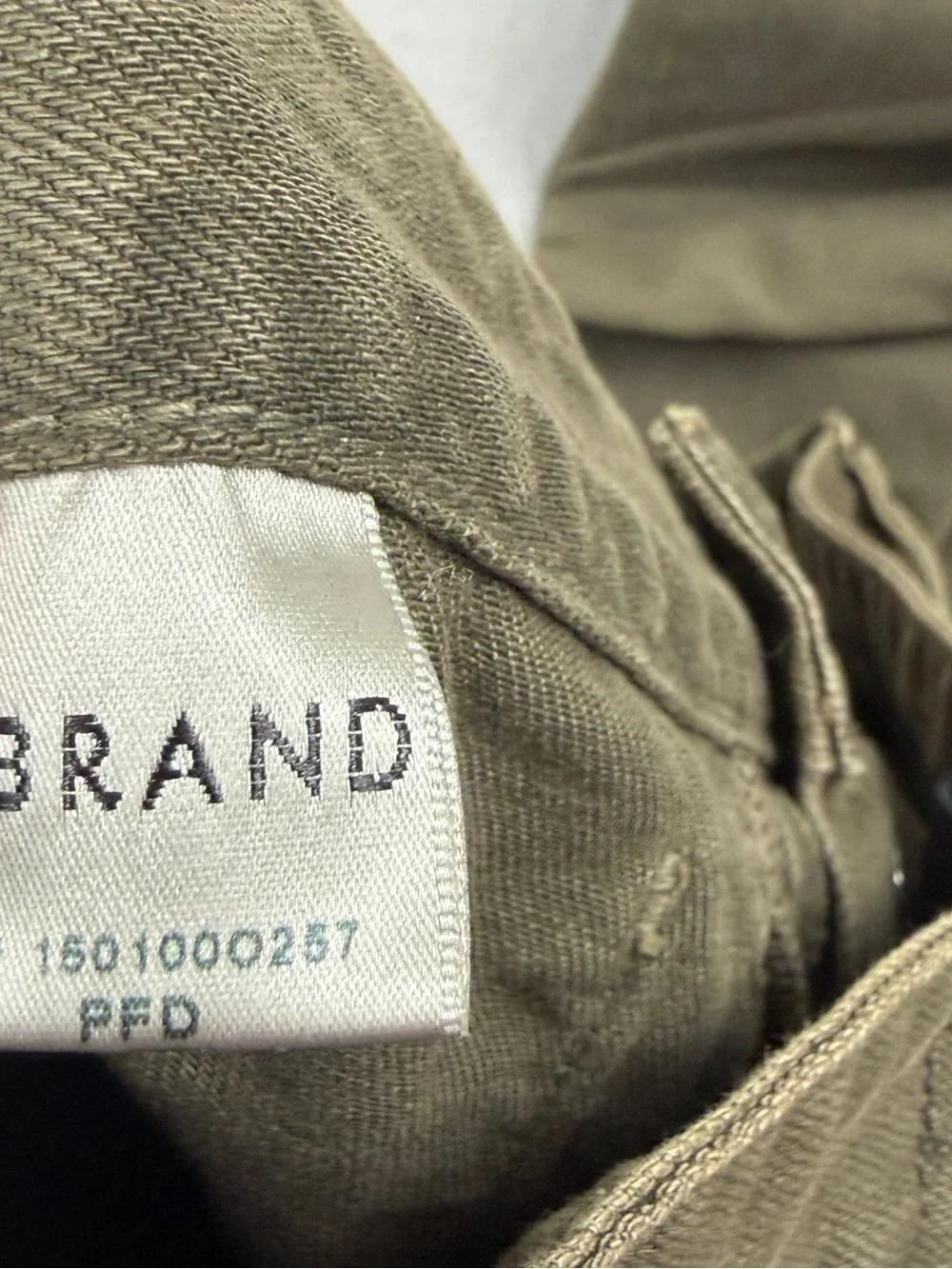 J Brand Mens Olive Green Jeans 32x33 Straight Leg 5 Pocket Denim